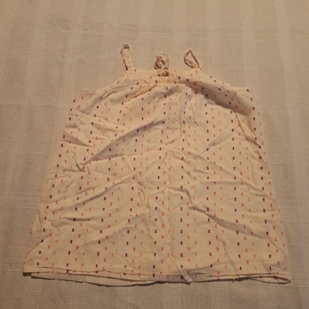 Crazy 8 girls size Large or 10/12 sleeveless top neon accent